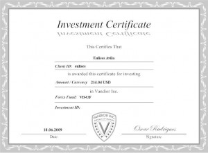 Certificado de inversion Eulises Avila