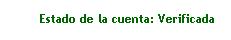 cuenta verificada