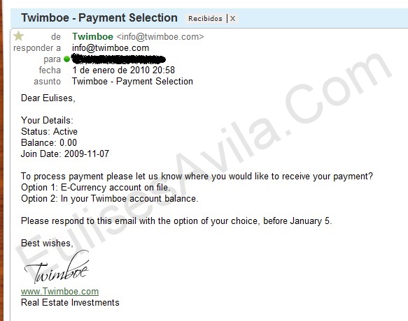 Consulta desde Twimboe